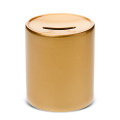 Ceramic gold white color blank sublimation money saving box